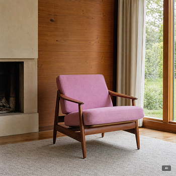 Poul M. Volther, Armchair, model 340, for Frem Röjle, Denmark, mid-20th century.
