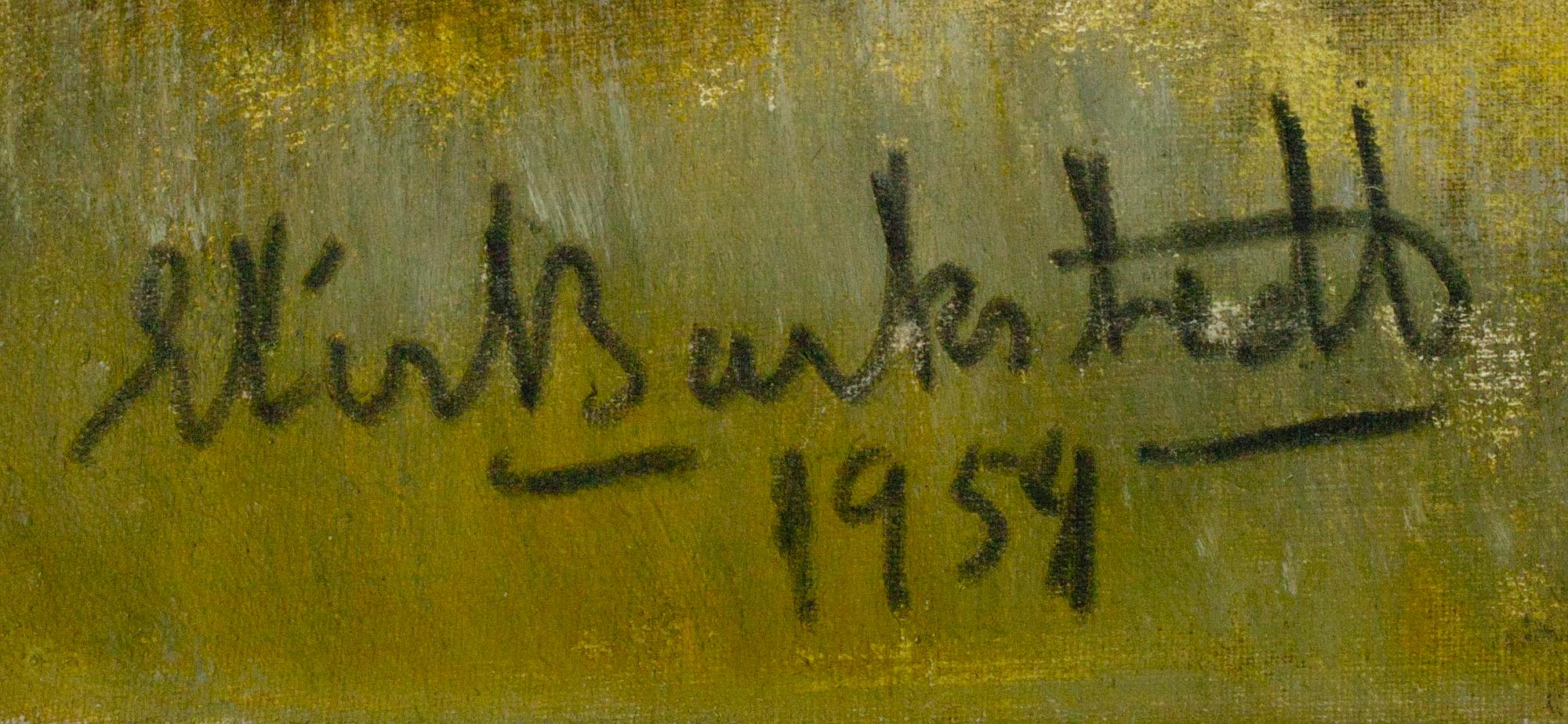 ELIS BARKSTEDT, olja på duk, uppfodrad på masonit, signerad och daterad 1954.