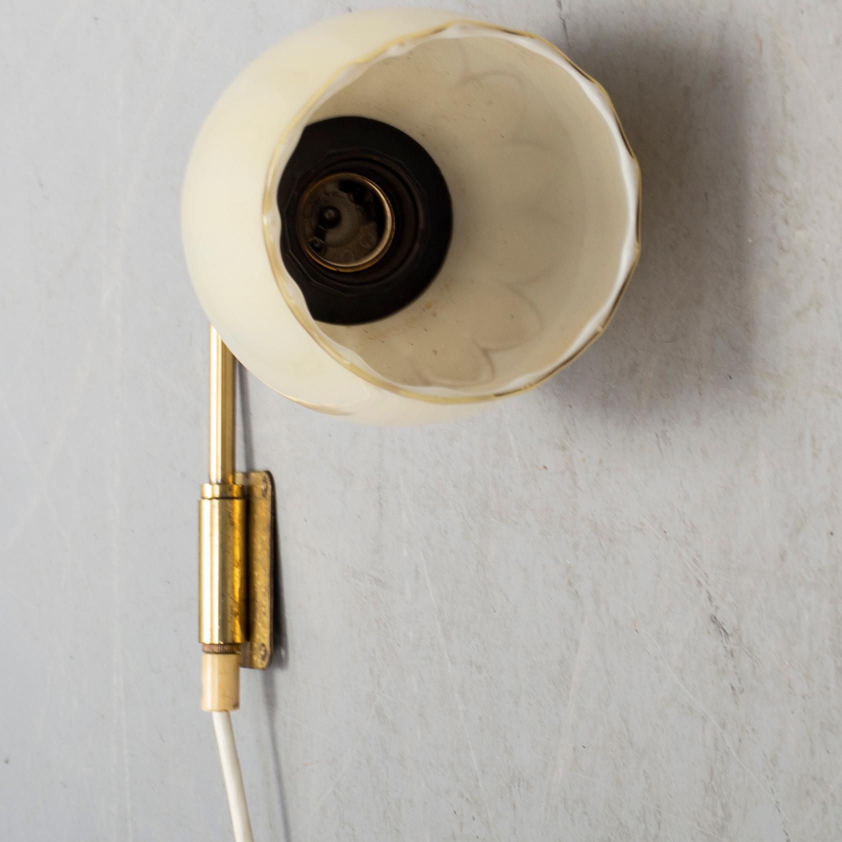 a 1950's wall light.