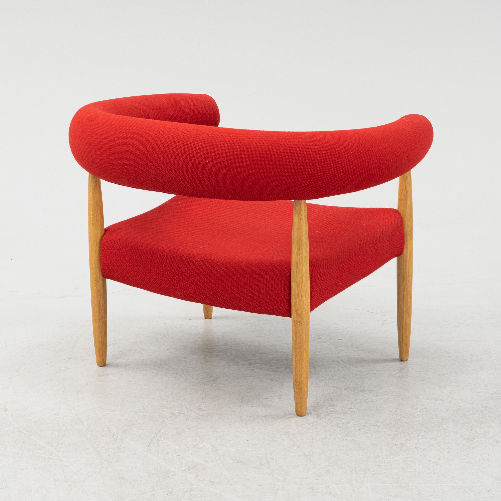 Nanna Ditzel, a 'Ring Chair' easy chair, Getama, Denmark.