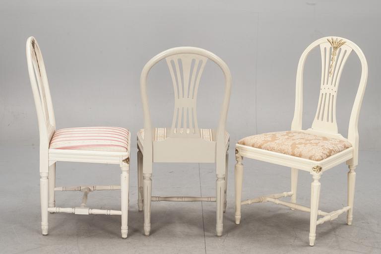 STOLAR, 12 snarlika. Gustaviansk stil, 1900/2000-tal.