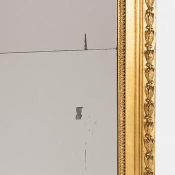 A Swedish Empire mirror attributed to J. Frisk (mirror manufacturer in Stockholm 1805-24).