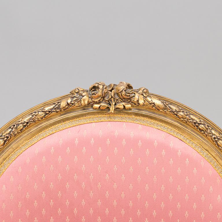 A armchair in gustavian style from early 20th century.