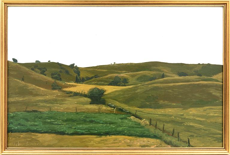 Gerhard Nordström,  oil on panel signed.