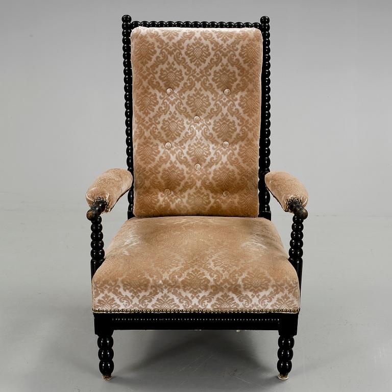 KARMSTOL, barockstil, 1800-talets slut.