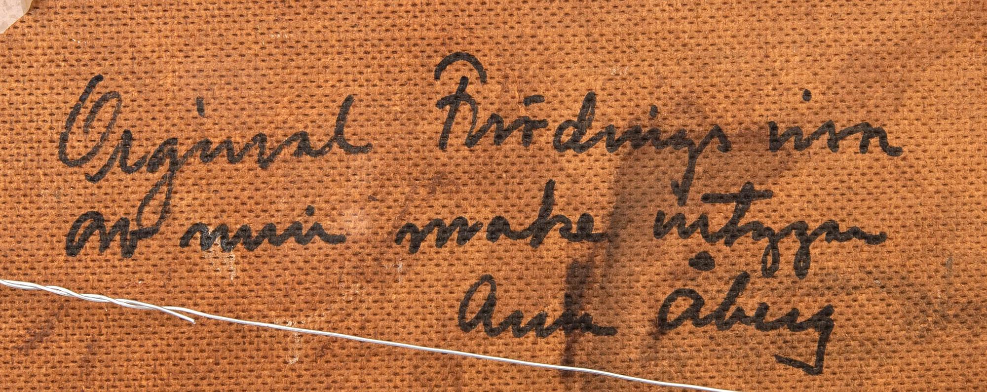 Pelle Åberg, "Frödings visa".