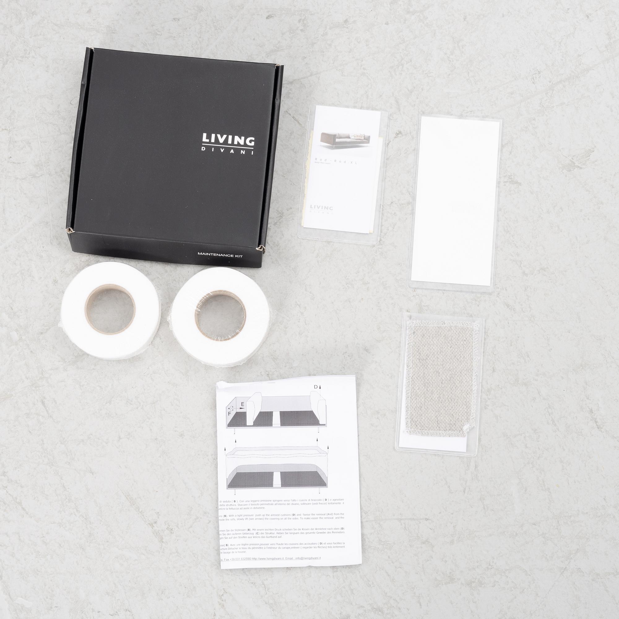 Piero Lissoni, soffa, "Rod XL", Living Divani, Italien.