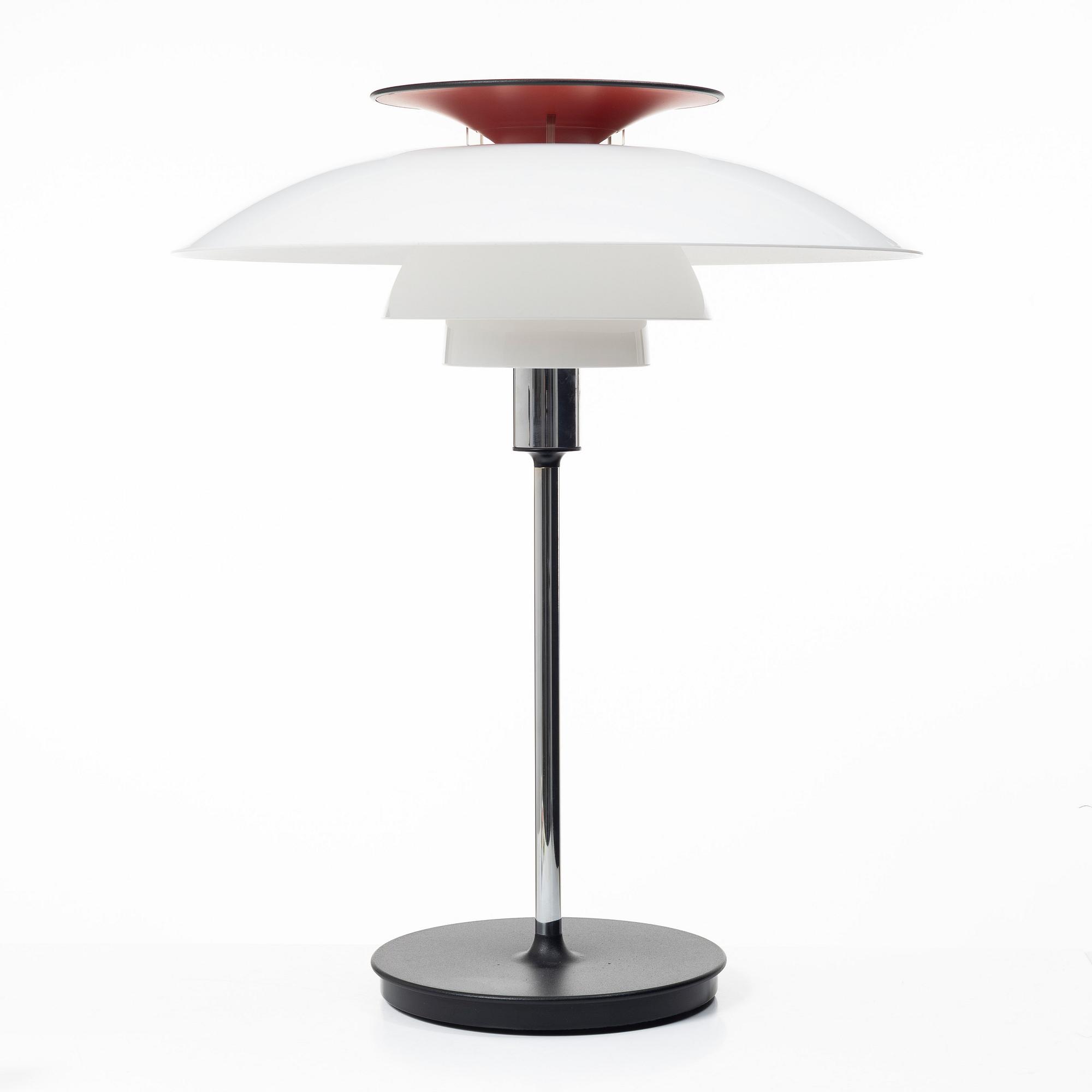 Poul Henningsen, Table lamp, PH 80, Louis Poulsen, Denmark.