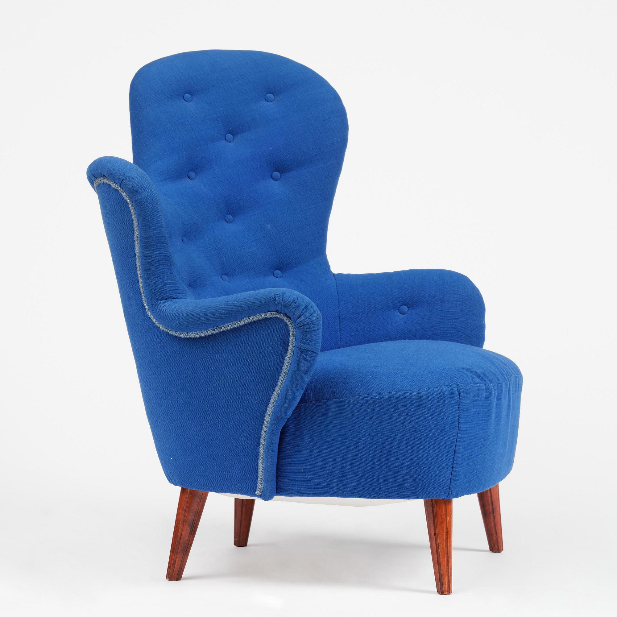 S. M. Wincrantz Möbelindustri, fåtölj, Swedish Modern, Skövde, 1940-50-tal.