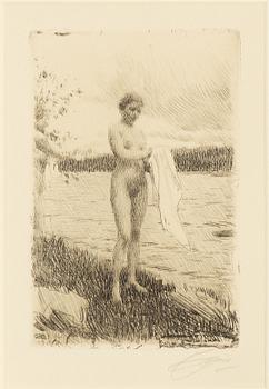 Anders Zorn, "Dalälven".