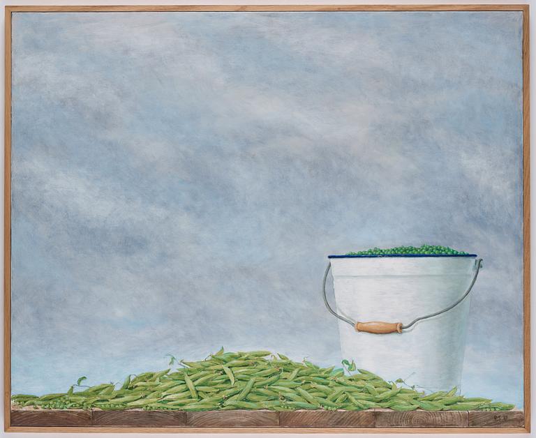 Philip von Schantz, Bucket with sugar snap peas.