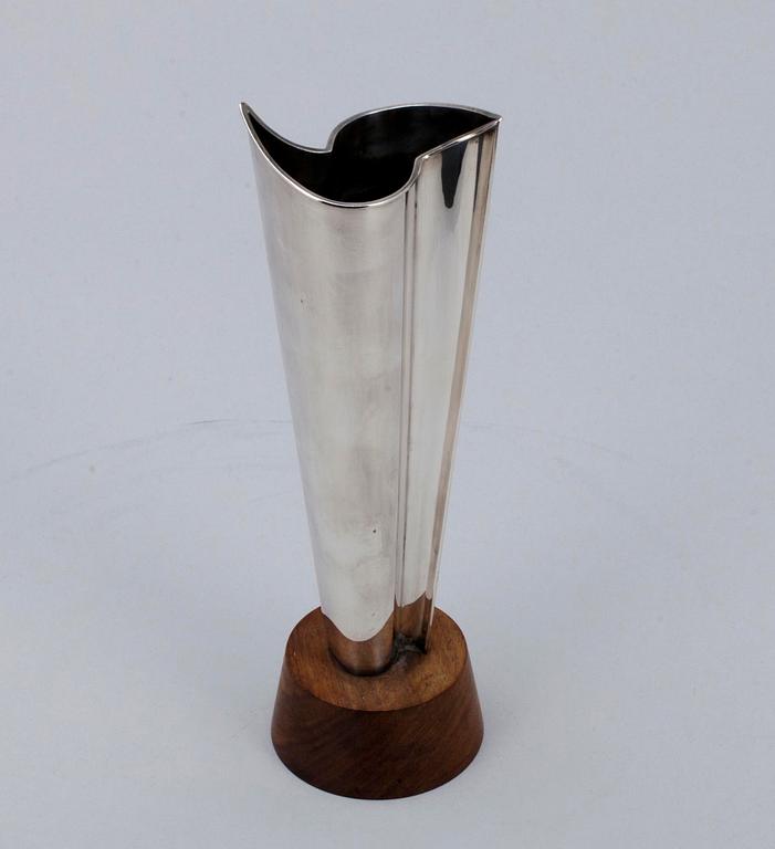 VAS, silver, "Liekki" Tapio Wirkkala, Kultakeskus, Tavastehus 1962.