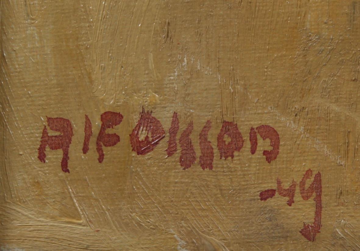 ALF OLSSON, olja på duk, sign o dat -49.