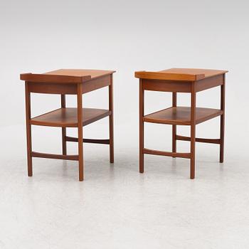Carl Malmsten, a pair of 'Birgitta' bedside tables, Bodafors 1964.