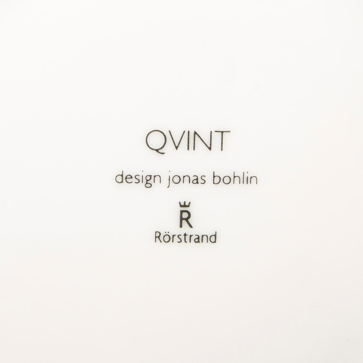 Jonas Bohlin, service pieces, 61 pcs, porcelain, "Qvint", Rörstrand.