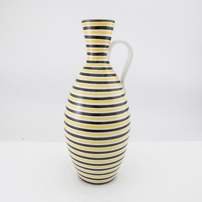 Stig Lindberg, vase/jug signed Gustavsbergs studio faience mid-20th century.