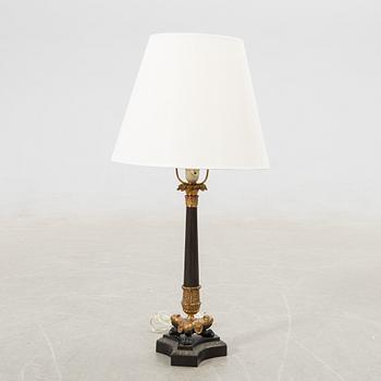 Table lamp in the Empire style, modern production.