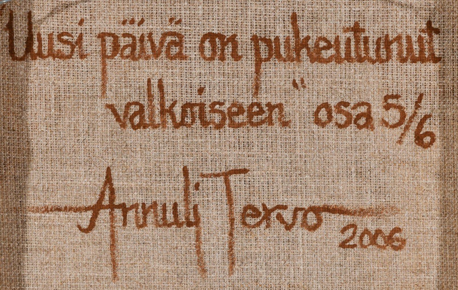 Annuli Viherjuuri, "UUSI PÄIVÄ ON PUKEUTUNUT VALKOISEEN".
