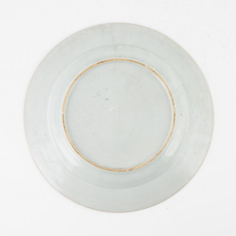 A famille rose dish, Qing dynasty, Qianlong (1736-95).
