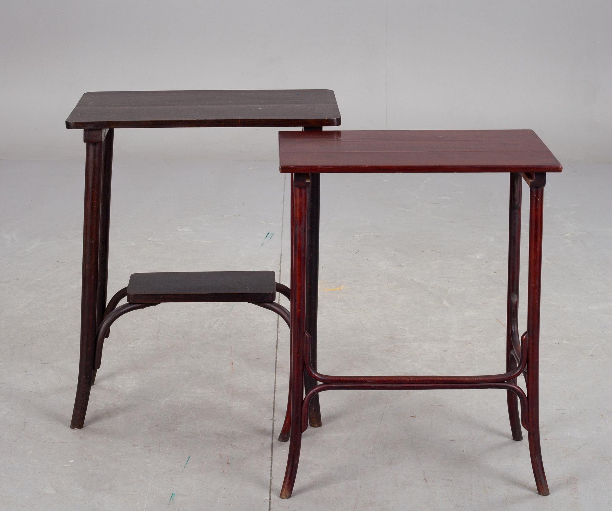 BORD, 2 st. Jugend-stil. 1900-tal.