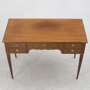 A Gustavian style desk, mid-20th century.