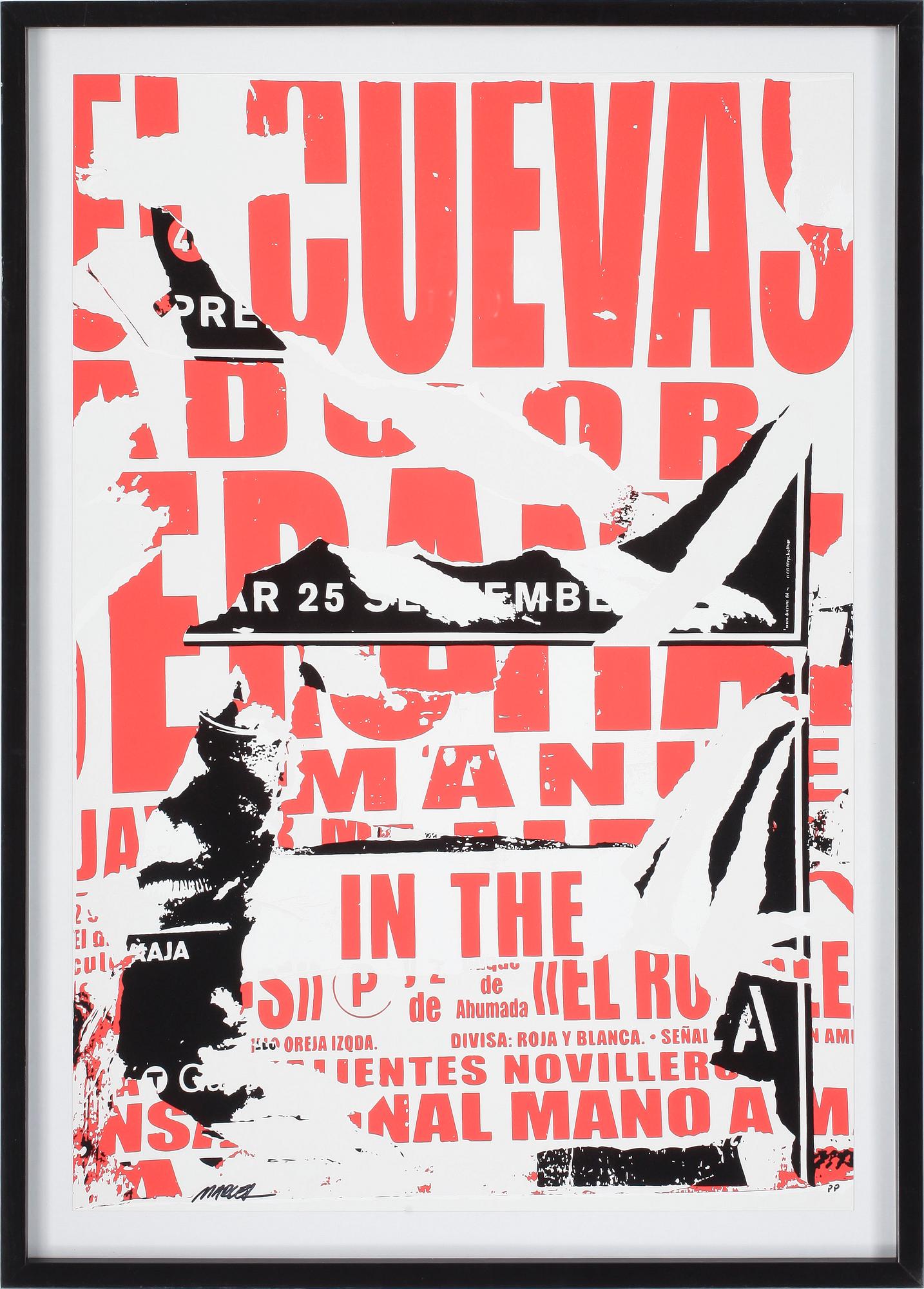 MARCEL STRÜWER, färgserigrafi, provtryck, numrerad PP, signerad.