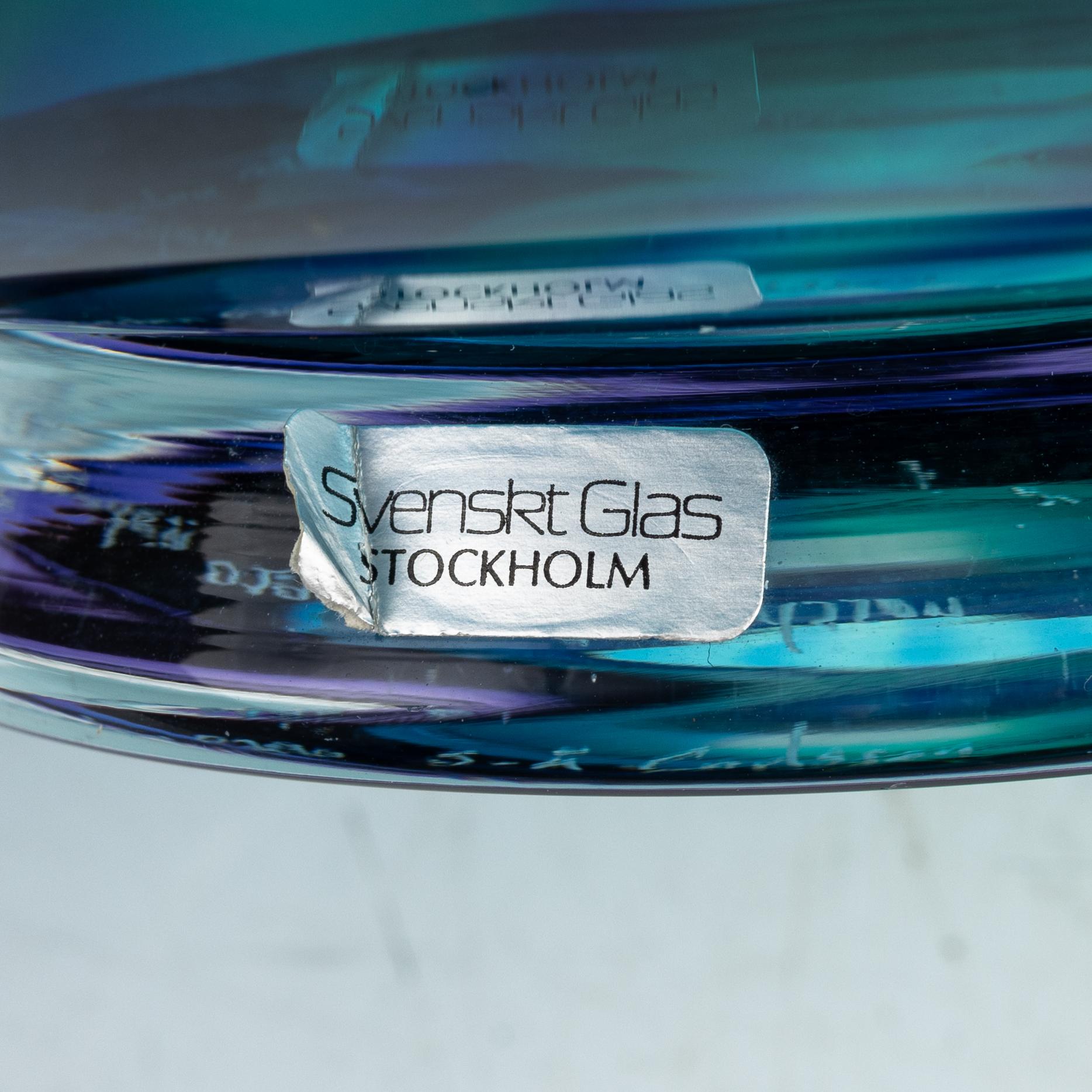 Sven-Åke Carlsson, a glass bowl, Transjö, Sweden.