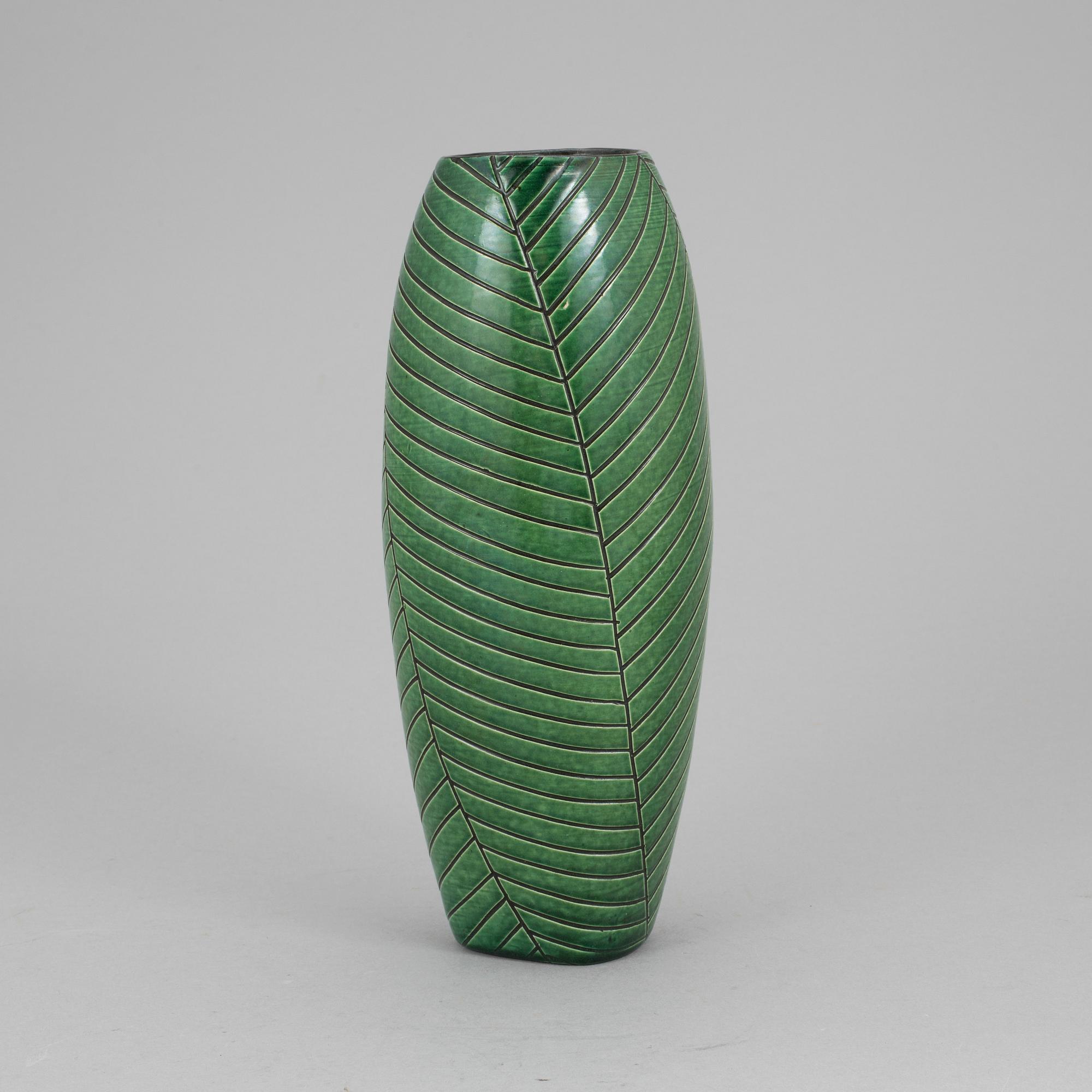 A vase by Ingrid Atterberg for Upsala Ekeby, produced from 1958 thru 1959.