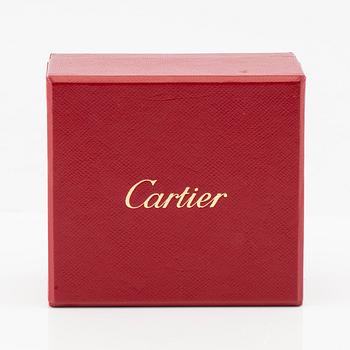 Cartier, a pair of "Trinity" earrings in 18K red, white, and rose gold.