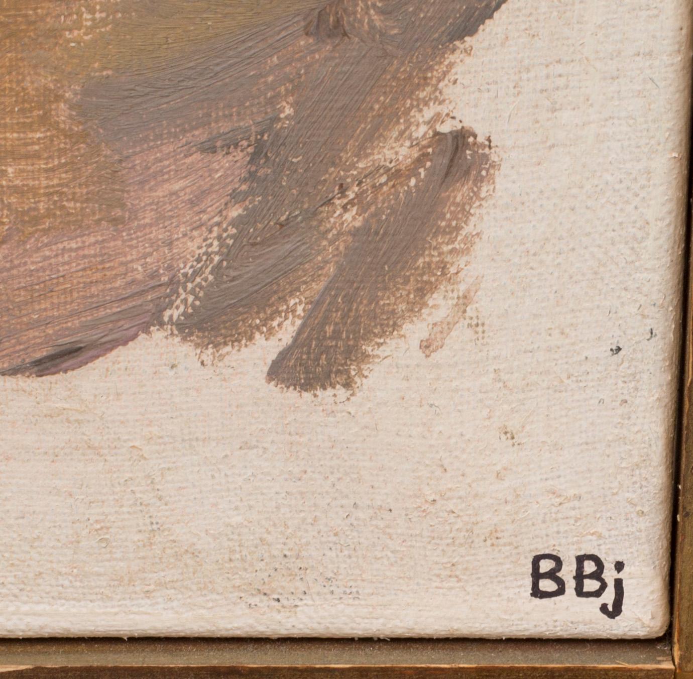 BENTE BJERREGAARD, olja på duk, monogramsignerad, a tergo signerad och daterad -81.