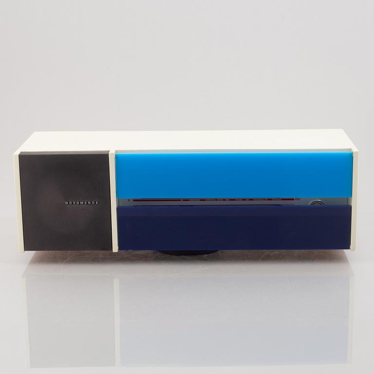 Raymond Loewy, a "Spectea Futura" radio/stereo system, Nordmende, Germany,.