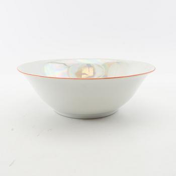 Jug, bowl, and glass 5 dl, including Czech Republic, mid-20th century glass.