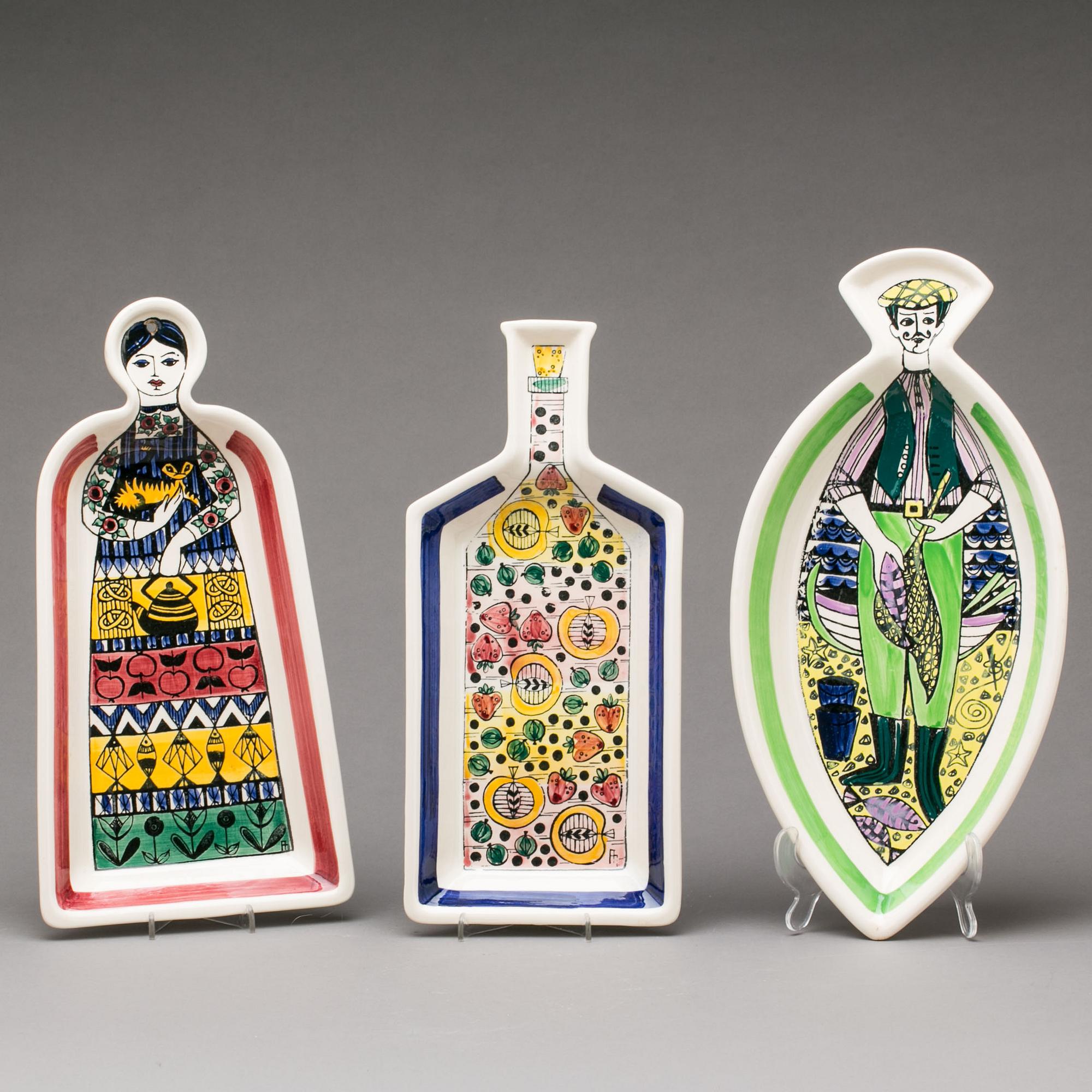 ANITA NYLUND, flintgods. Serveringsfat ur serien "Janssons Frestelse", JIE Gantofta.