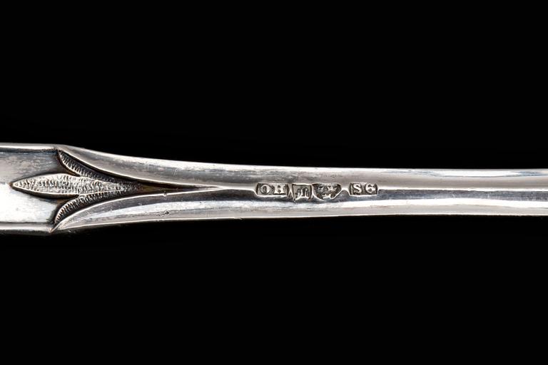 STRÖSKED, silver. Otto Holm, Lund 1896. 40 g.