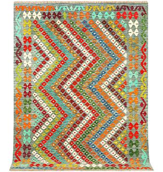 A Kilim carpet, Afghanistan, a. 249 x 177 cm.