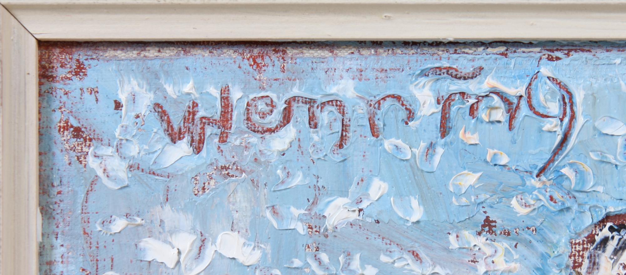 WILHELM HENNING, olja på duk, sign.