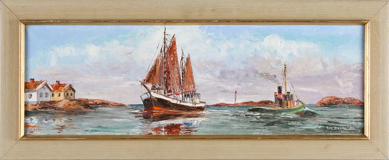 KURT ERIK HEINONEN, olja på duk, signerad.