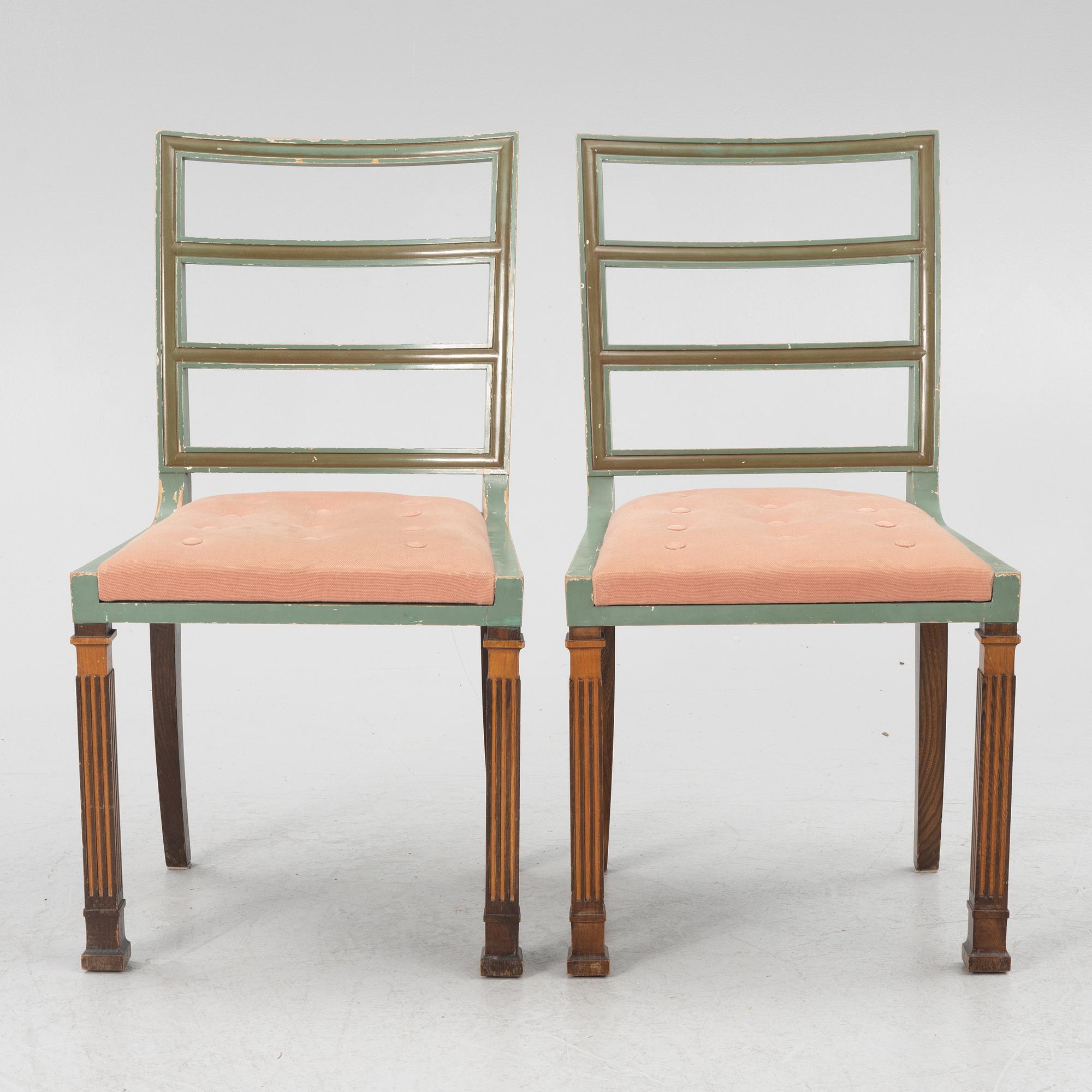 Stolar, ett par, Swedish Grace, 1920-tal.