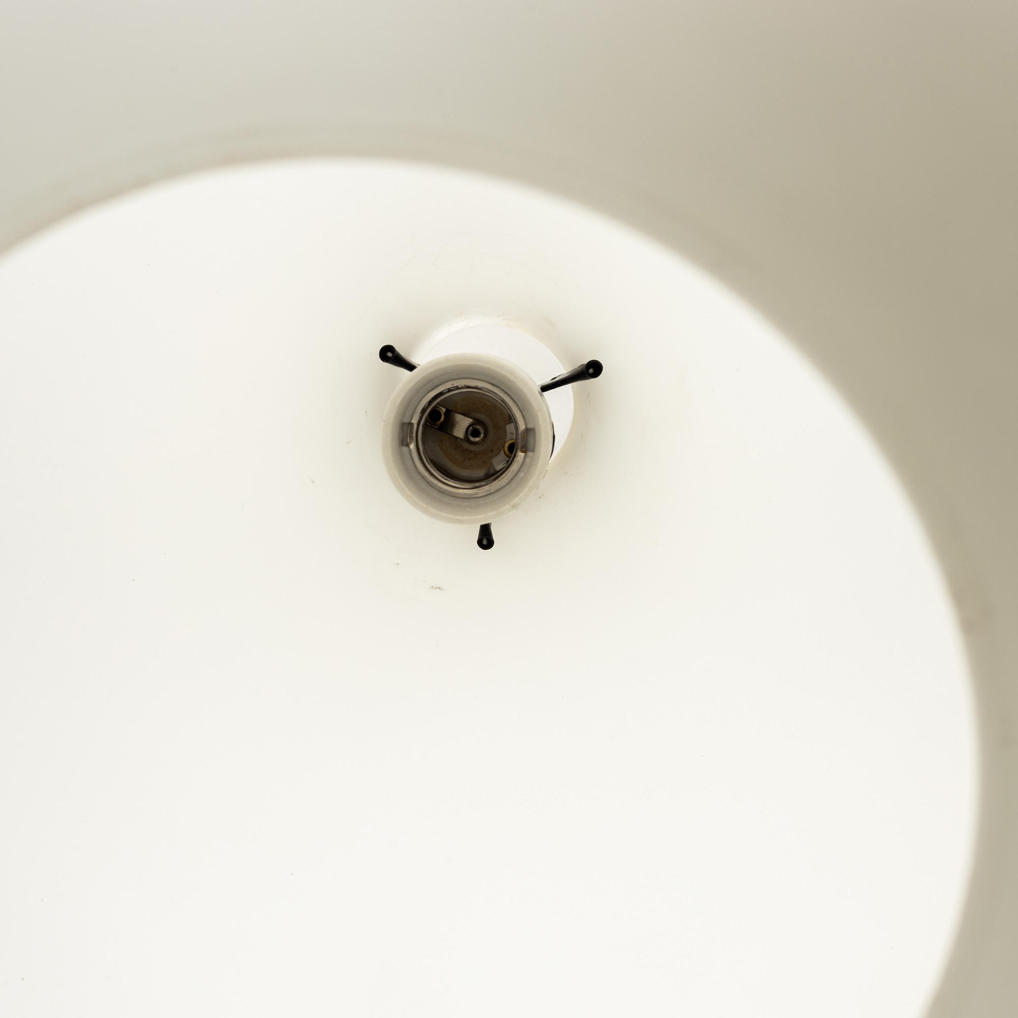 Vilhelm Wohlert, taklampa, "Satellit" för Louis Poulsen, Danmark. 1900-talets slut.