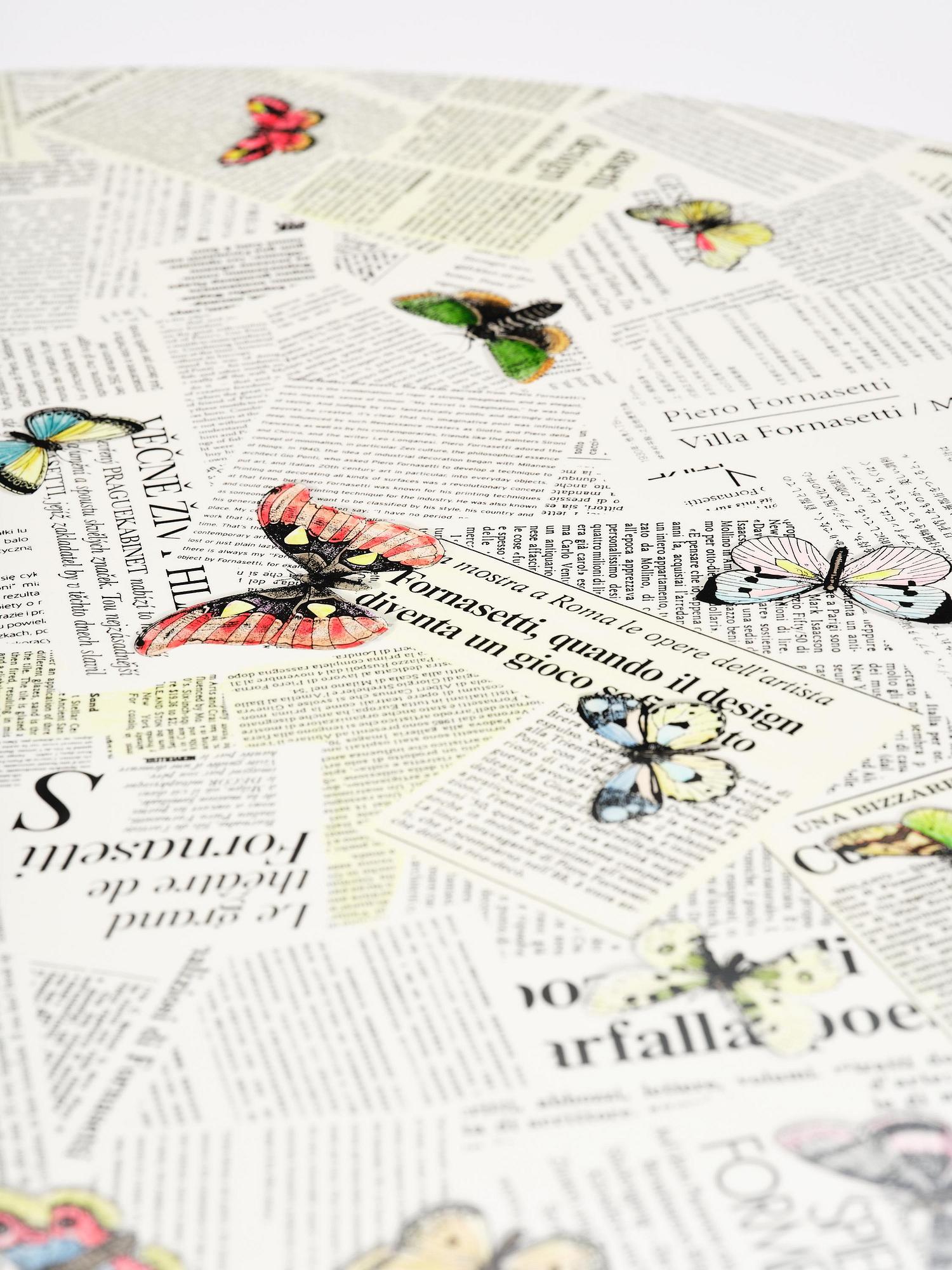 an "Ultime Notizie" table, Fornasetti, Milan, 2019.