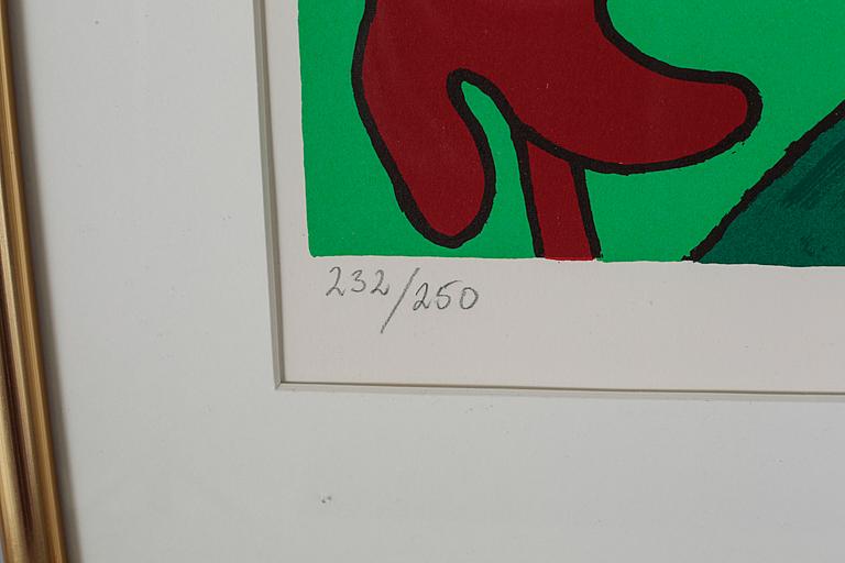 BEVERLOO CORNEILLE, färglitografi, signerad och numrerad 232/250.