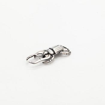 Brosch, skalbagge, silver, A. Tillander, Helsingfors 1953.