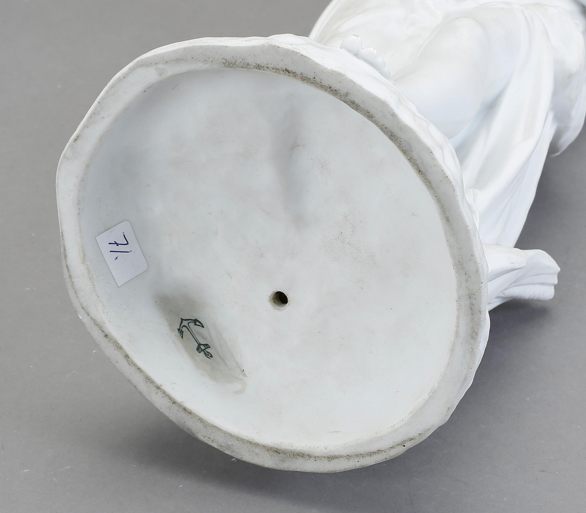 SKULPTUR, parian, 1900-talets första hälft.