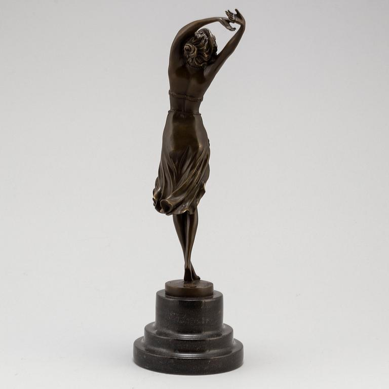 CLAIRE JEANNE ROBERTE COLINET, After. Sculpture, bronze, height 41 cm.