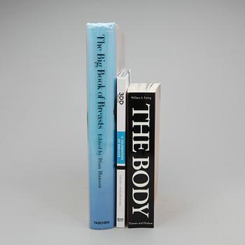 PARTI FOTOLITTERATUR, 3 st, bland annat "The Big Book of Breasts", Dian Hanson, 2006.