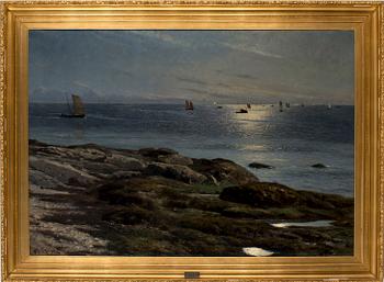 JOHAN ERICSON, Olja på duk, signerad.