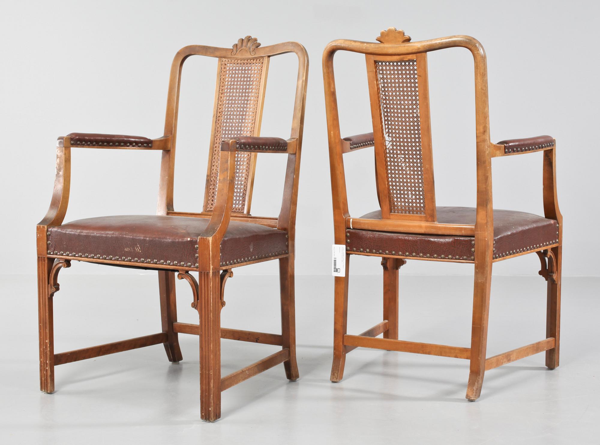 KARMSTOLAR, ett par, "Radio", Nordiska Kompaniet, 1928.