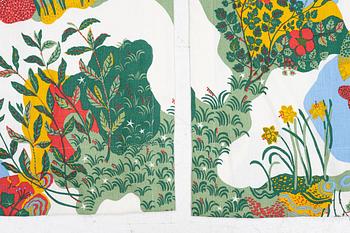 Josef Frank, curtains, a pair, "Anacreon", Svenskt Tenn.