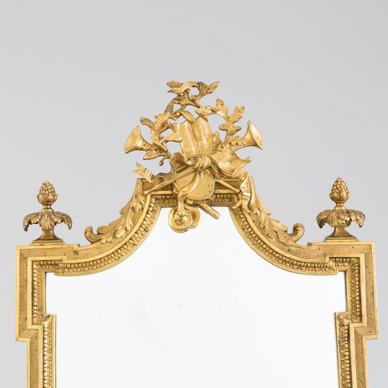 A late 19th century Louis XVI style mirror.