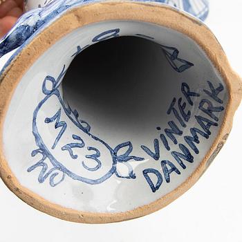 Björn Wiinblad, Figures, 4 pieces, "The Four Seasons", Denmark, 1987-88.